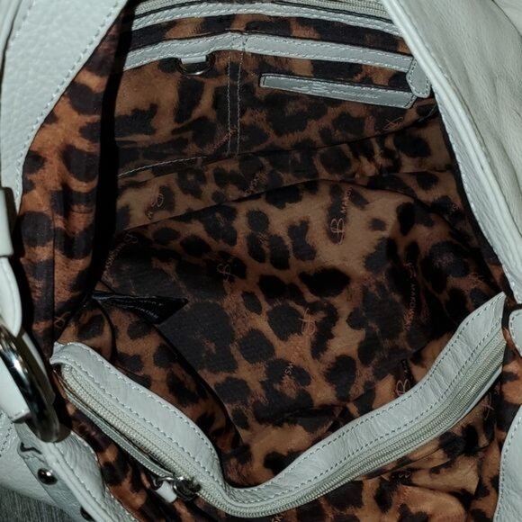 B Makowsky Leather Hobo Shoulder Bag Handbag Tote Purse Pebbled WOMEN'S WOMAN'S - Picture 6 of 11